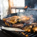 Commercial gas grill