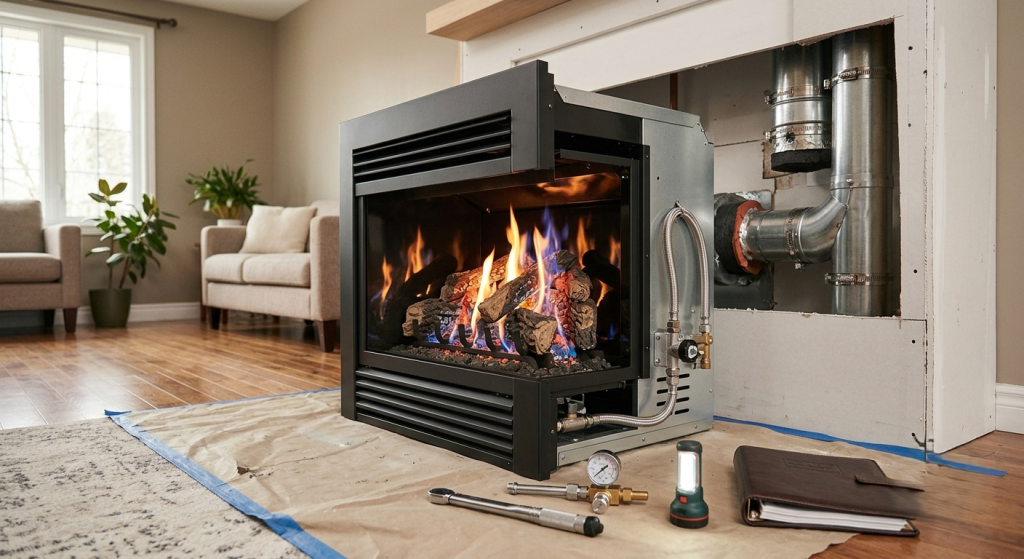 Gas Fireplace Installation