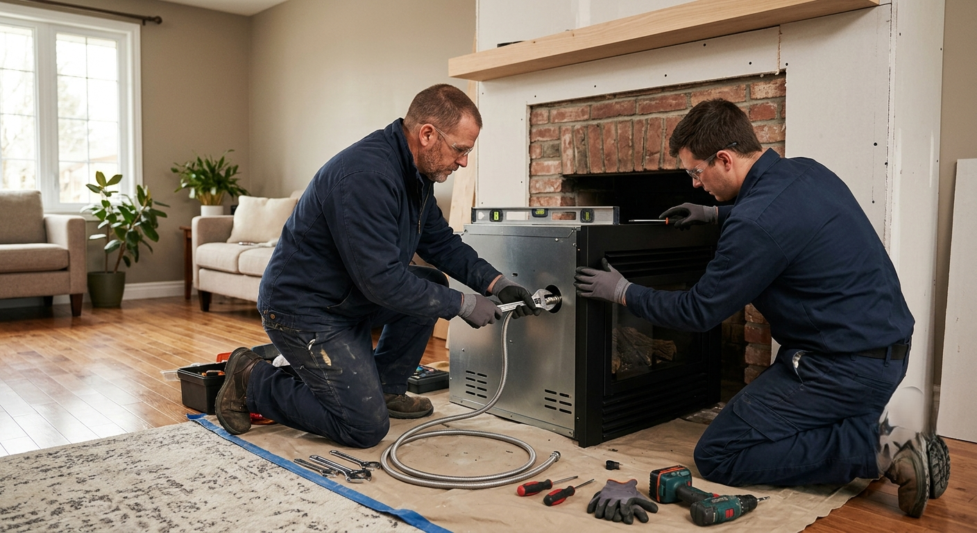 Gas Fireplace Installation